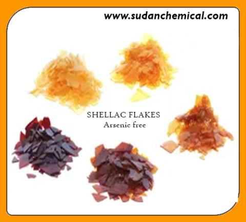 SHELLAC FLAKES Arsenic free